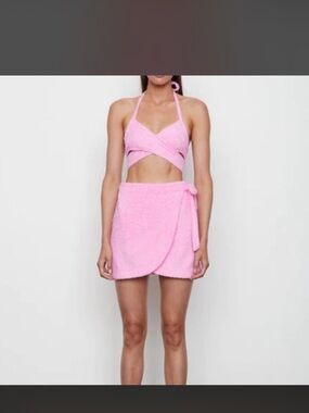 Atoir Pink Terry Cloth top